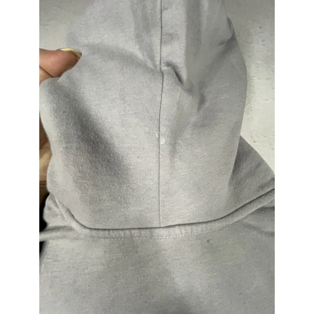 The North Face Hoodie Mens‎ Small Gray Pullover Logo Sweatshirt